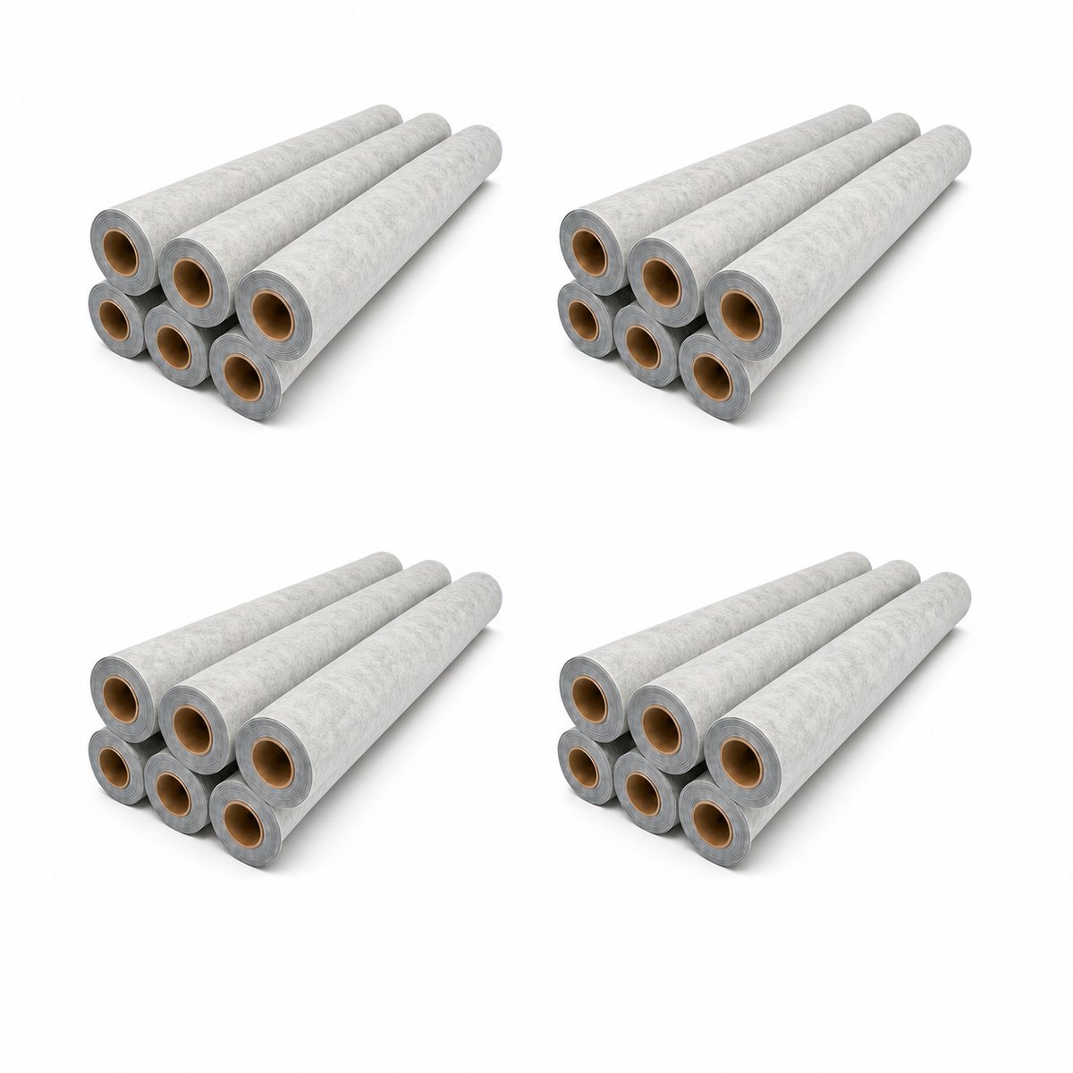 XtraFlex Zelfklevende Ondervloer geschikt voor Dryback Plak PVC - 24 Rollen / 156 m2