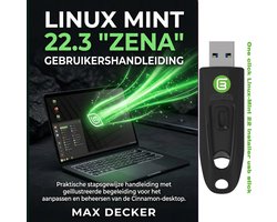 Linux-mint 22.3 automatische installatie usb stick met handleidingsboek nederlands