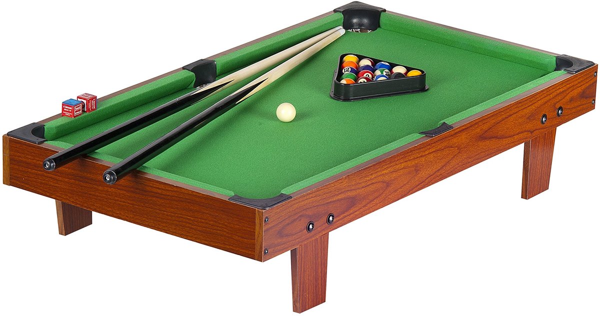 Solidchoice - Speeltafel met Biljart, Voetbal en Tafeltennis