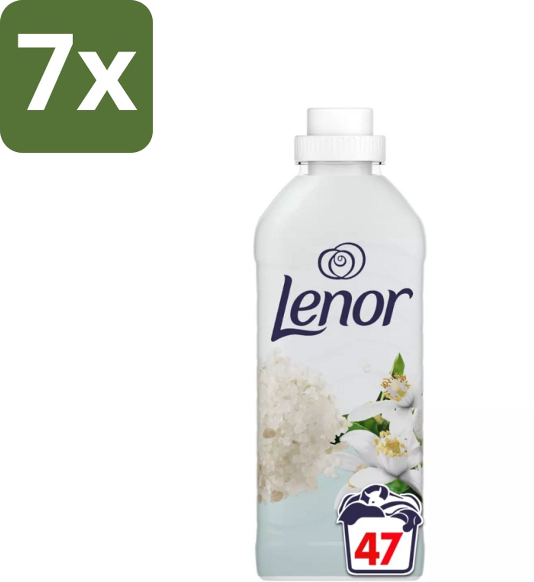 7 x Lenor - Wasverzachter - Citroenbloesem & Zeekristal - 47 Wasbeurten - Wasverzachter Citroenbloesem - Wasverzachter Zeekristal - Wasverzachter Frisheid - Wasverzachter Zachtheid - Wasverzachter Geur