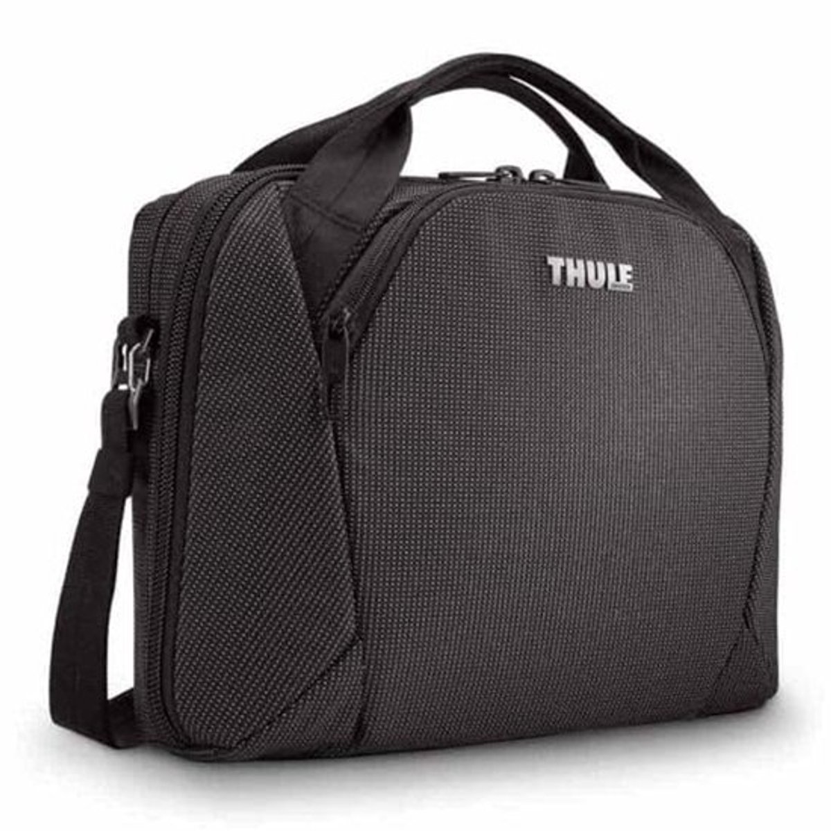 Compacte Laptoptas met Waterdichte Bescherming en Organisatie