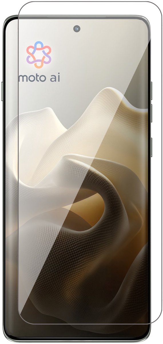 Screenprotector geschikt voor Motorola Moto Edge 60 Pro – UltraClear Gehard Glas – Case Friendly – 9H Krasbestendig
