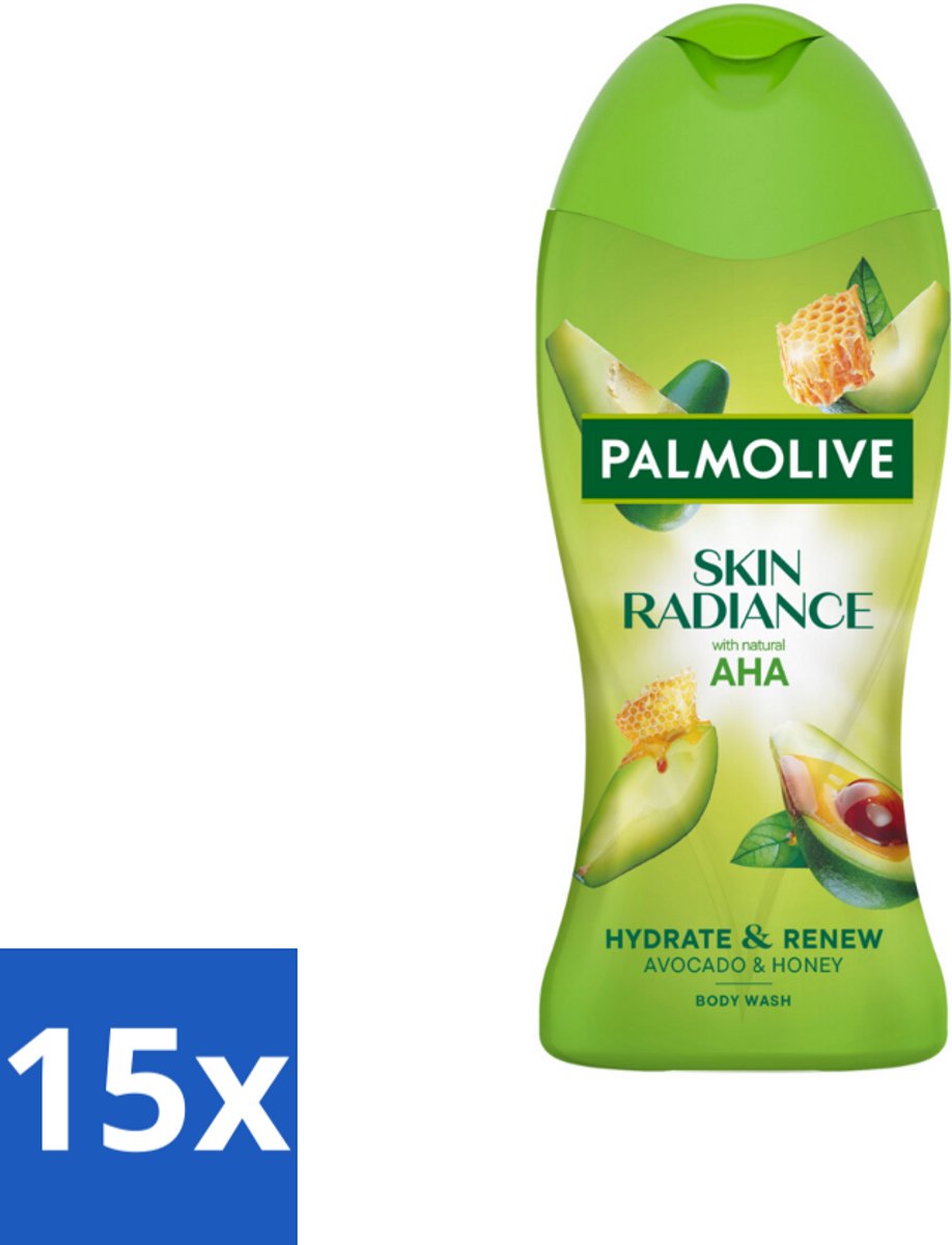 Palmolive – Douchegel – Skin Radiance Avocado Honey – 250 ml - Bulkverpakking - 15 stuks