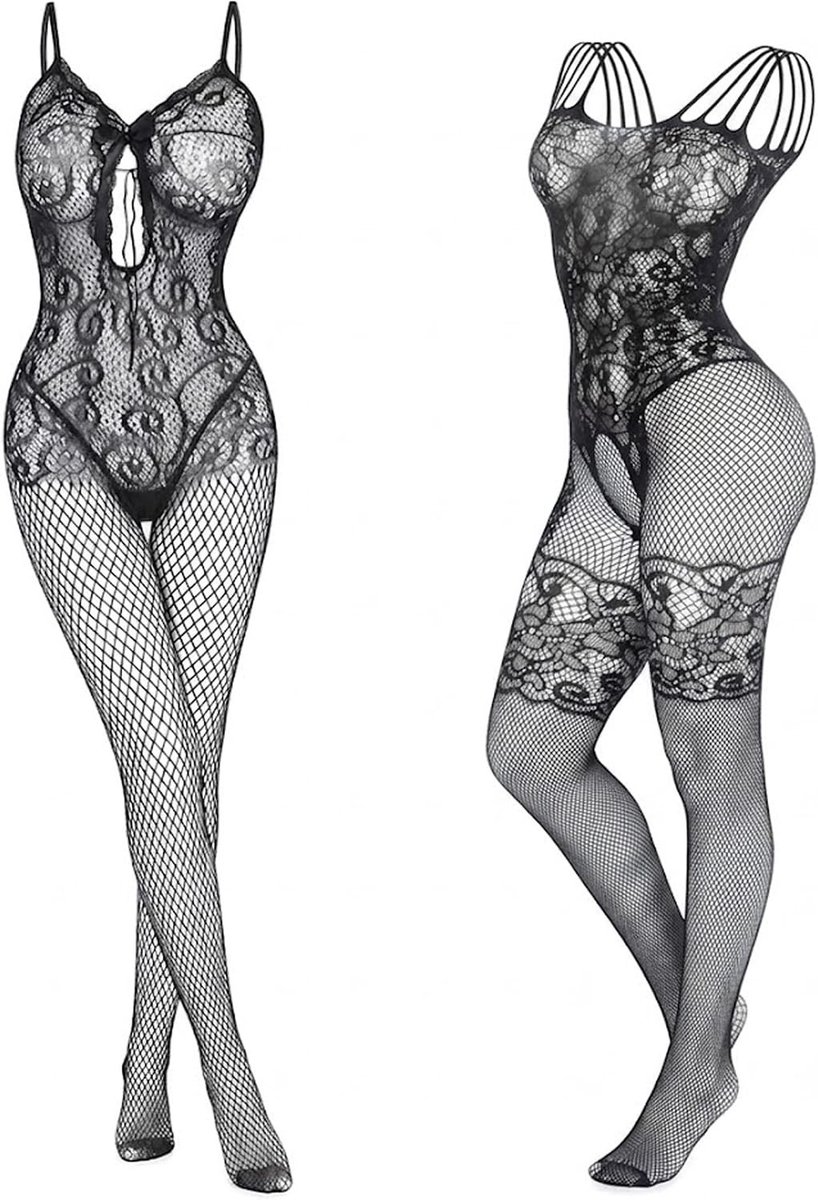 Sexy damesondergoed set, netstof bodysuits en romantische nachtkleding voor een verleidelijke date