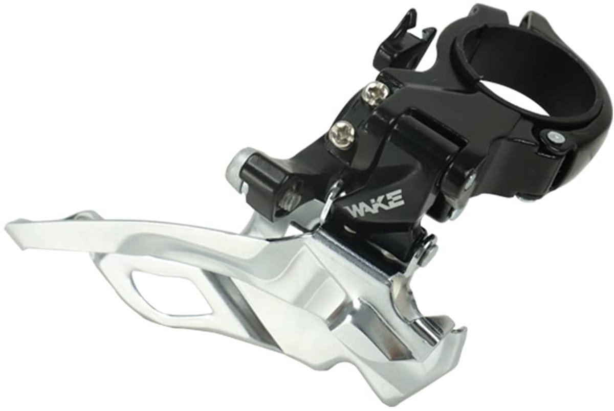 CYSKY MTB-fiets-derailleur, 3-voudig, compatibel met top- of bottom-routing, ondersteuning 31,8 mm/34,9 mm - ShopVlot