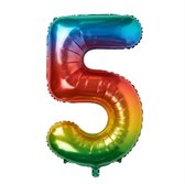 Verjaardags Ballon 5 jaar Cijfer 5