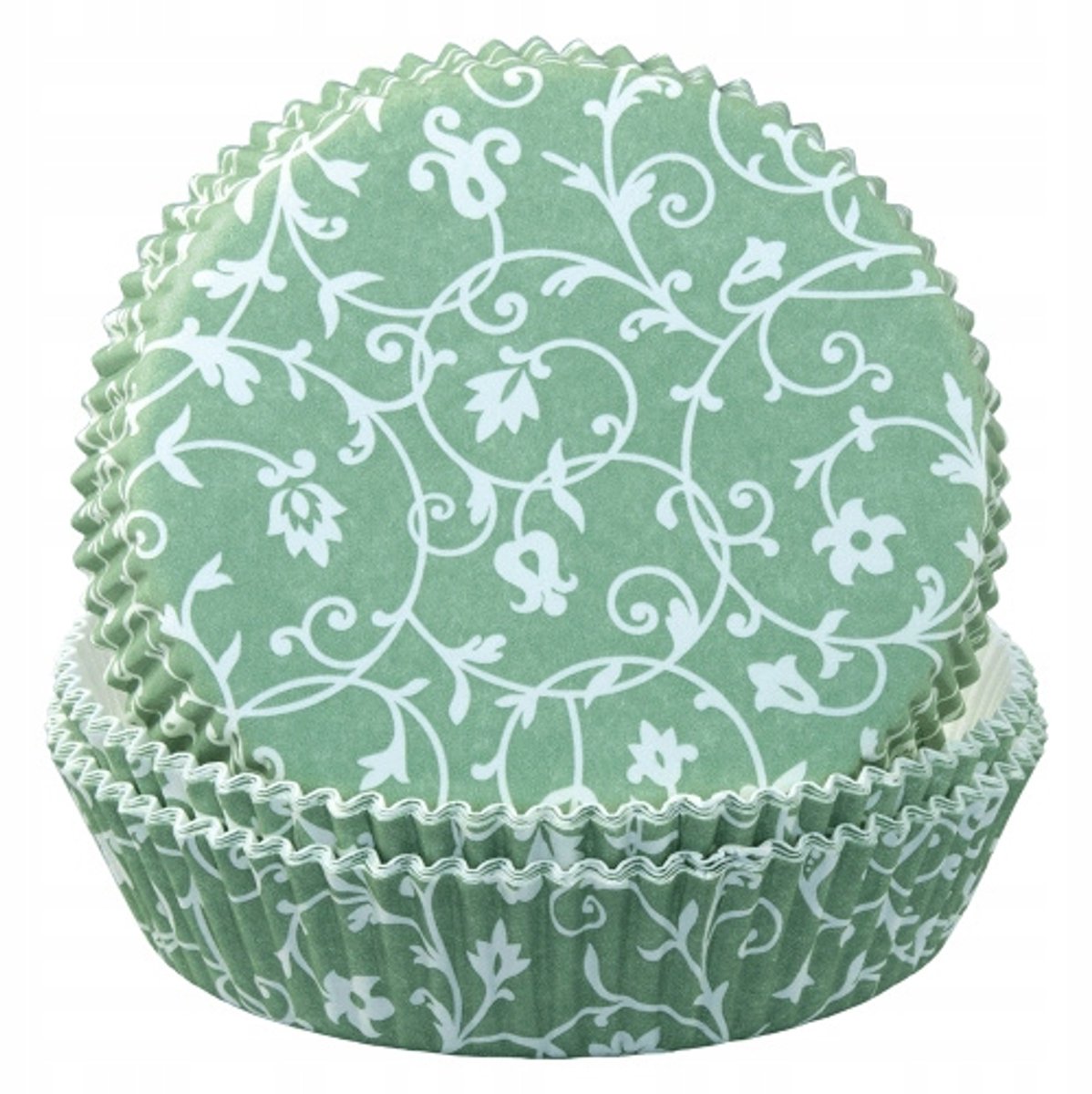 Tarteletvormpjes Classico Jade 75x20mm - 12 stuks