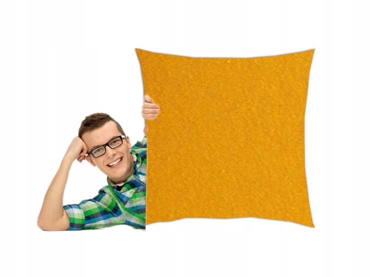 Jersey Kussensloop Geel 40x40 cm - Zacht en Duurzaam