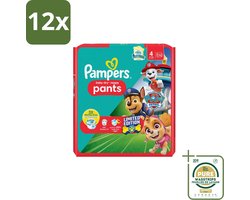 Pampers – Luierbroekjes – Baby Dry Pants Paw Patrol Maat 4 – 25 Luiers - Voordeelverpakking - 12 stuks - Droge luier - Luier voor baby