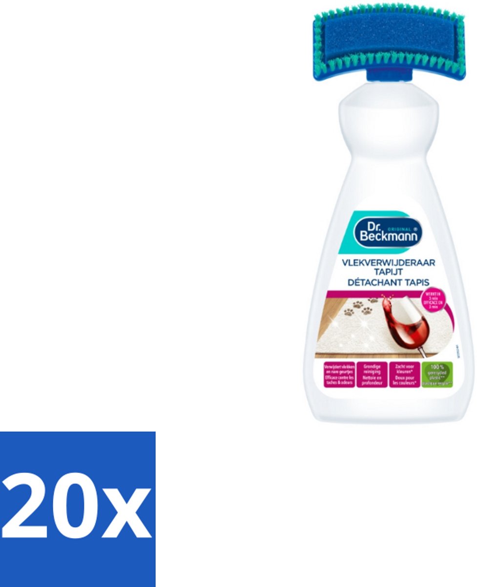 Dr. Beckmann – Vlekkenverwijderaar – Tapijt - 650 ml - Bulkverpakking - 20 stuks
