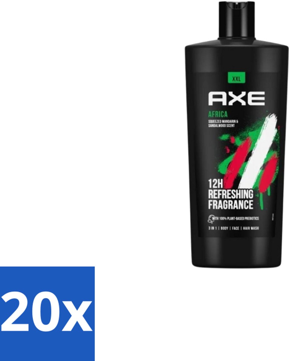 AXE – Douchegel – Africa – 700 ml - Bulkverpakking - 20 stuks