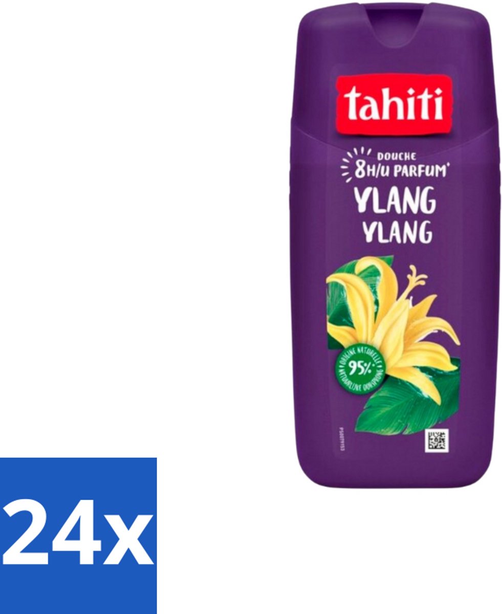 Tahiti – Douchegel – Ylang Ylang - 315 ml - Voordeelverpakking - 24 stuks