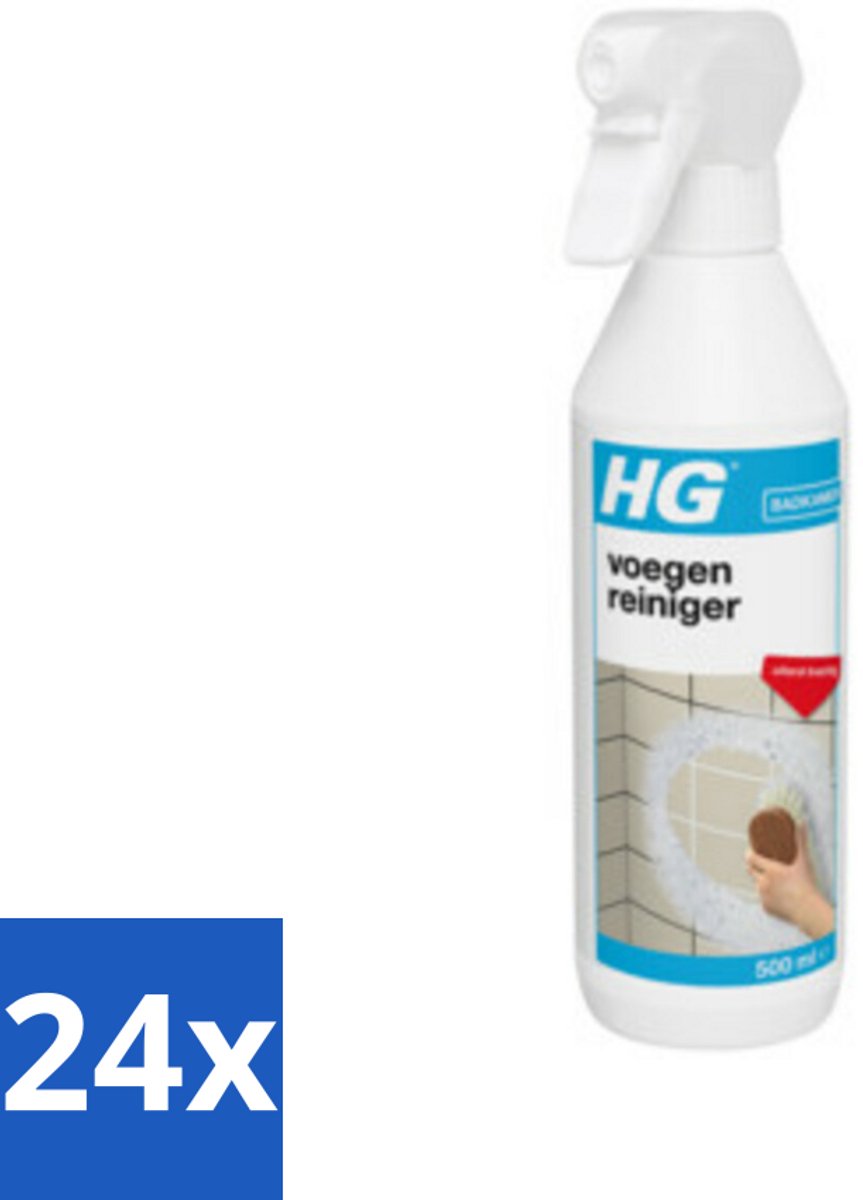 24 x HG Voegenreiniger 500 ml - Voegenreiniger - Voegen Schoonmaken - Voegen Herstellen - Badkamerschoonmaak - Keukenschoonmaak