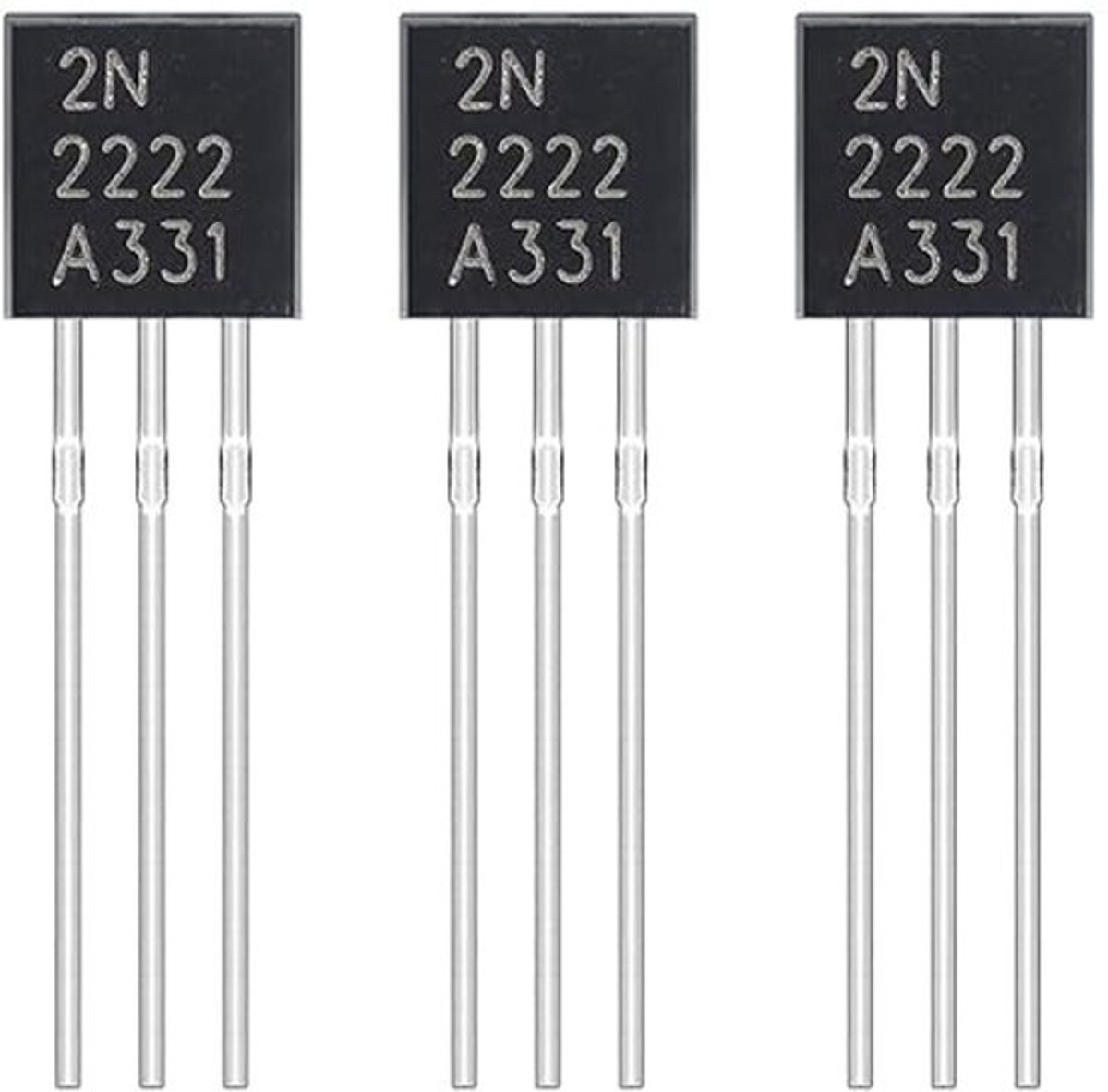 NPN Transistor 2N2222A - Multifunctionele Versterker voor DIY - 200 Stuks