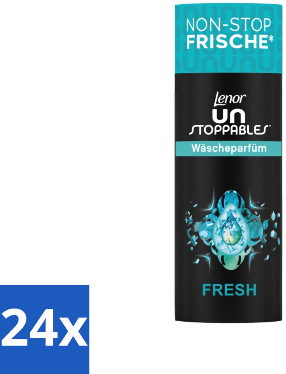 24 x Lenor – Geurbooster – Fresh – 12 Wasbeurten – 160 g - Geurbooster Wasmachine - Frisheid Was - Geur In Wasmachine - Wasgoed Geur - Geur Behoud