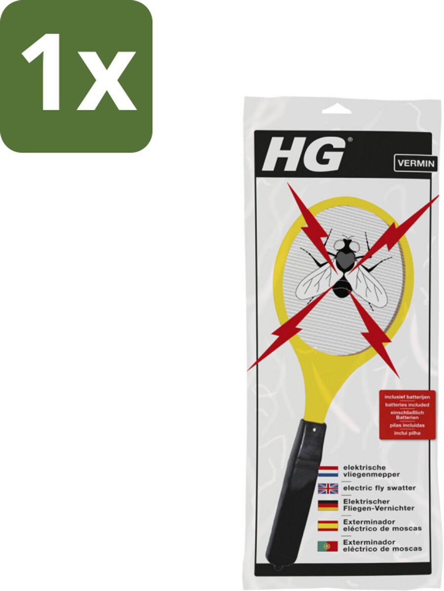 1 x HG X Elektrische Vliegenmepper - Elektrische Vliegenmepper - Muggen Doden - Vliegen Doden - Wespen Doden - Insecten Doden