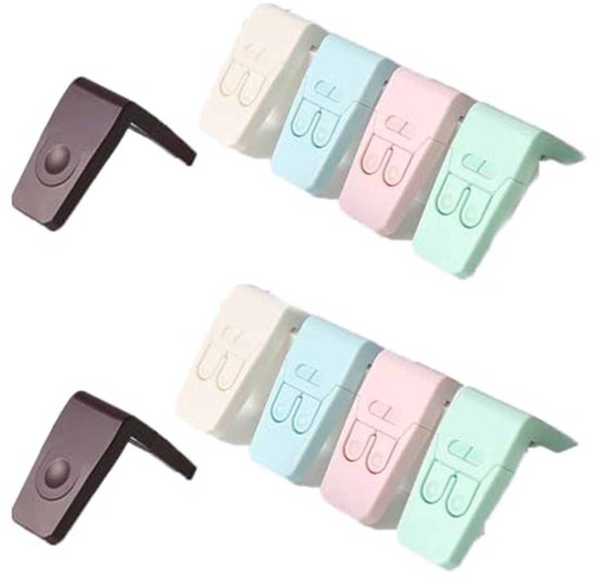 10 Stuks Kindveilige Kastsloten – Babyproof Ladesloten voor Keuken en Koelkast