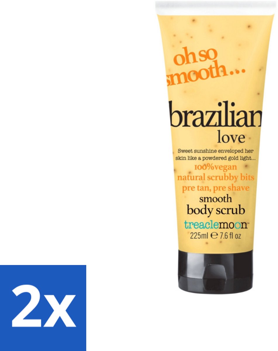 Treaclemoon – Body Scrub – Brazilian Love – 225 ml - Voordeelverpakking - 2 stuks
