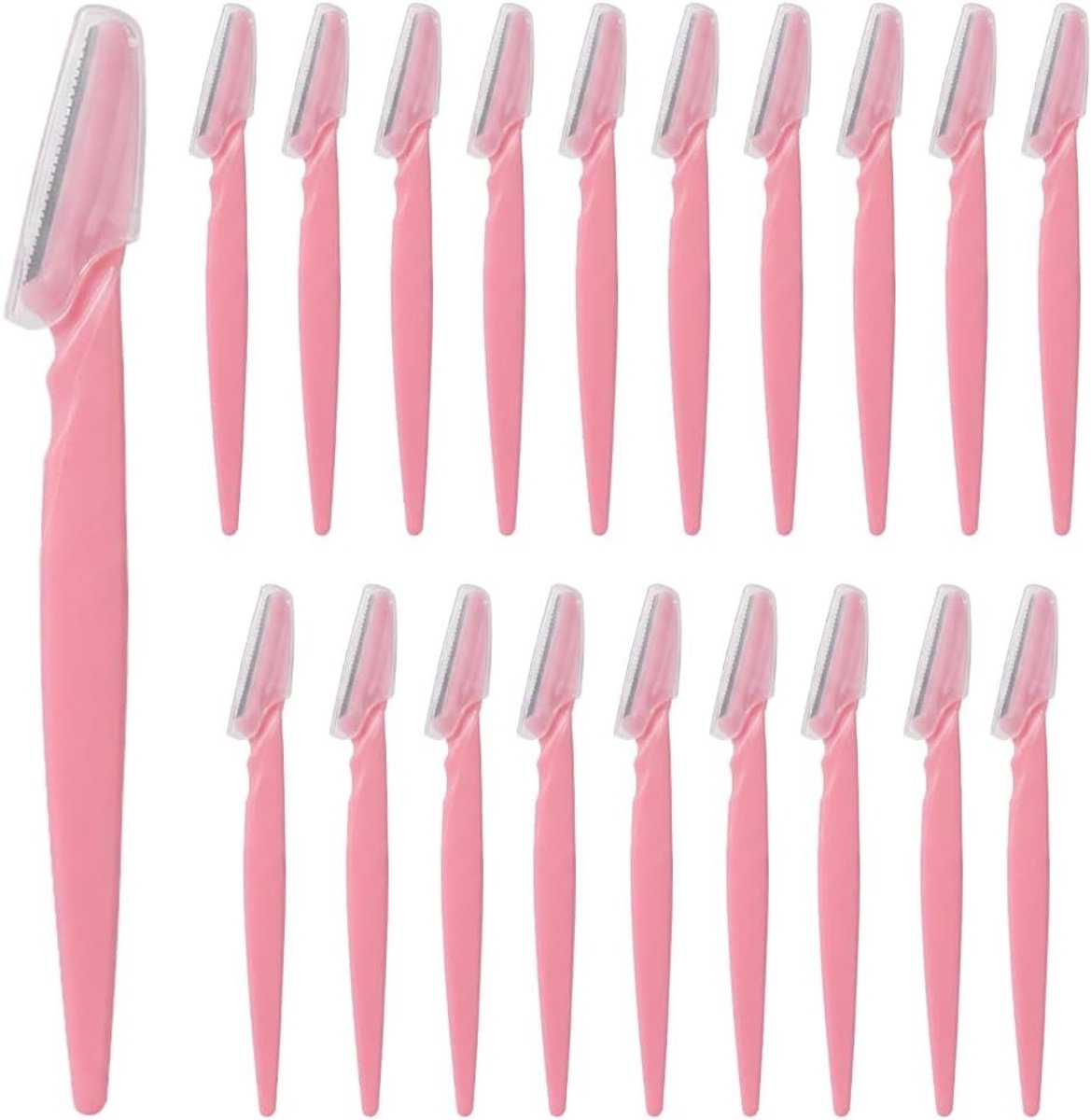 Dermaplaning Tool voor Vrouwen, 20 Stuks Scheermes voor Gezichtsverzorging en Gladde Huid
