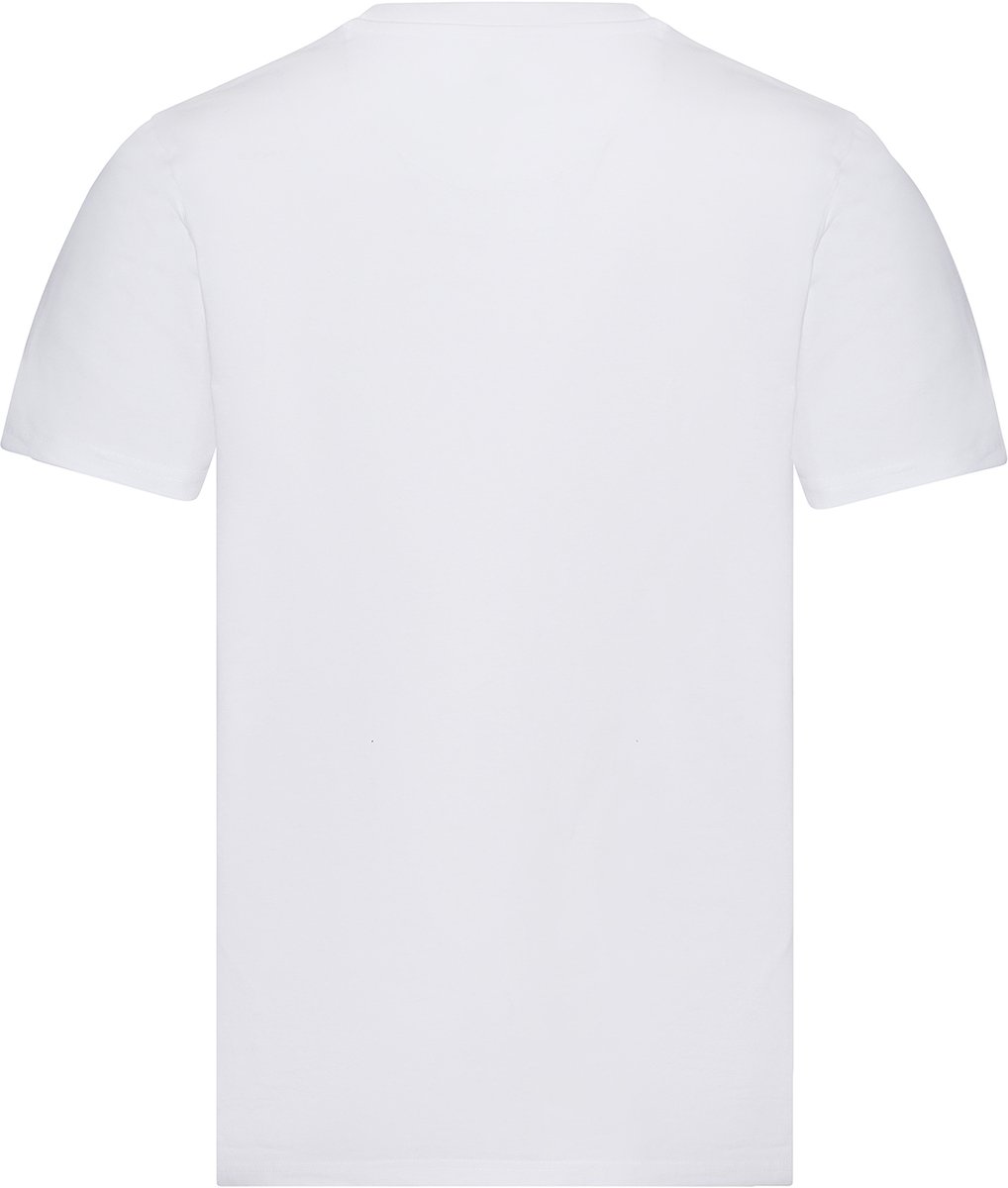 NOMAD® Daily T-Shirt Heren | Wit | XL | Stretch Katoenmix | Voor Dagelijks Gebruik | Normale Fit | Ronde Hals | Casual en Outdoor