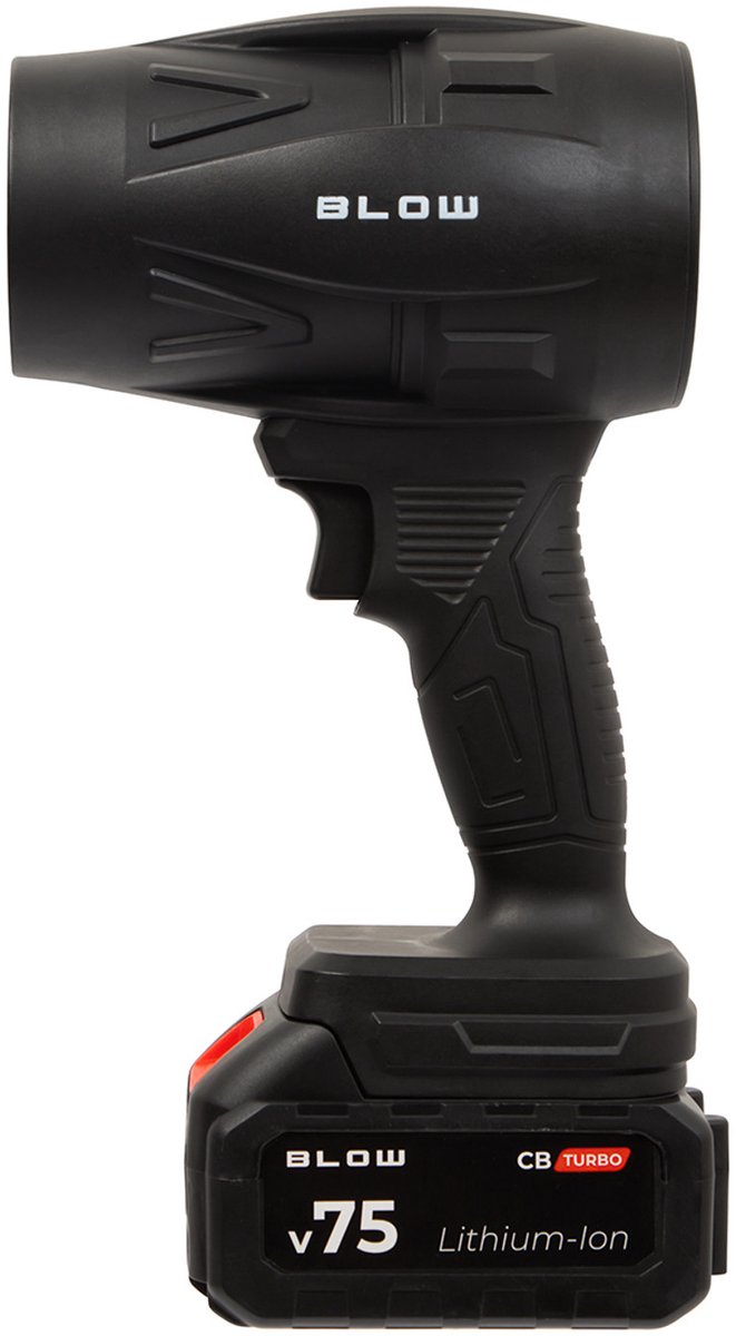 BLOW 21V CB TURBO accu bladblazer, 130.000 omwentelingen, 2,4 Ah, koffer van blow — afbeelding 3