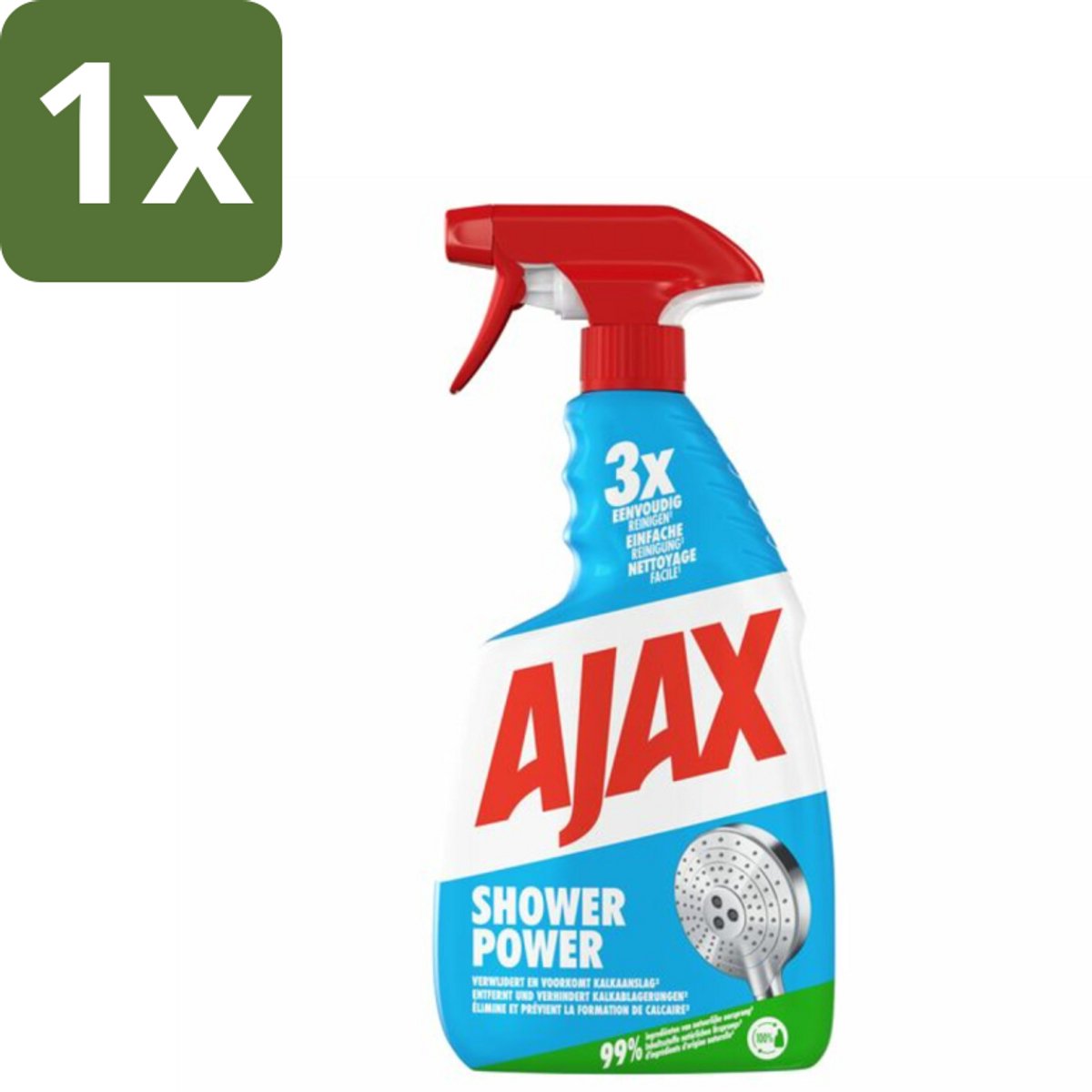 Ajax – Spray – Shower Power – 750 ml - 1 stuk