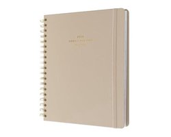 Kokonote Academic Diary 2025-2026 Week To View - Misty Gray | Academic Planner 2025-2026 With Stickers & Tabs, Student Essentials For University, Back To School Stationery