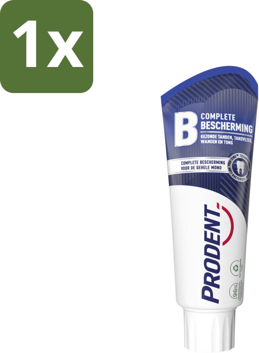 Prodent – Tandpasta – Complete Bescherming – Pro-Zinc Technologie – 75 ml - 1 stuk
