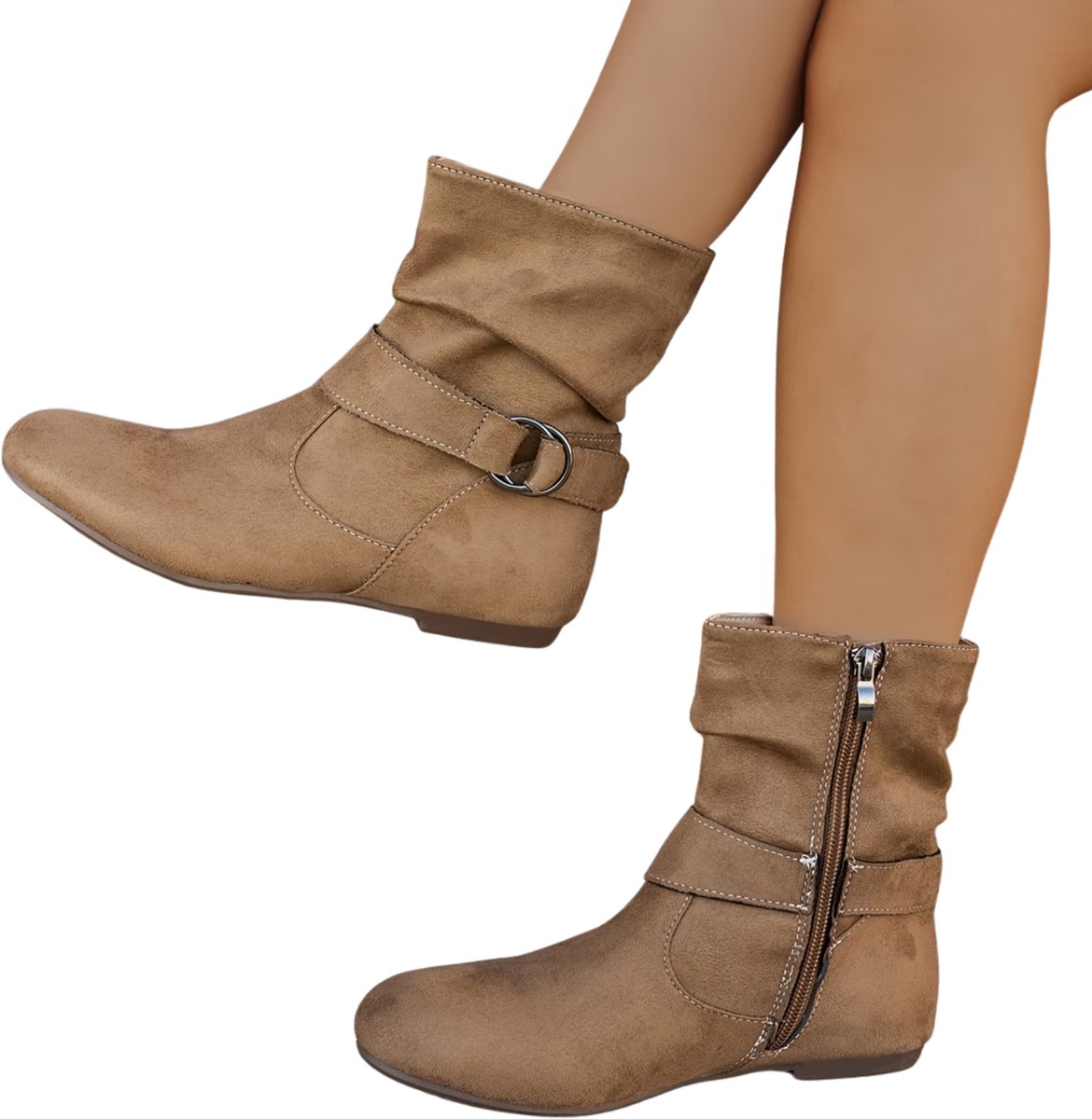 Currero Dames Cowboy Laarzen Hoge Hak Enkellaarzen Kniehoge Western Boots Chelsea 35 5 Creme