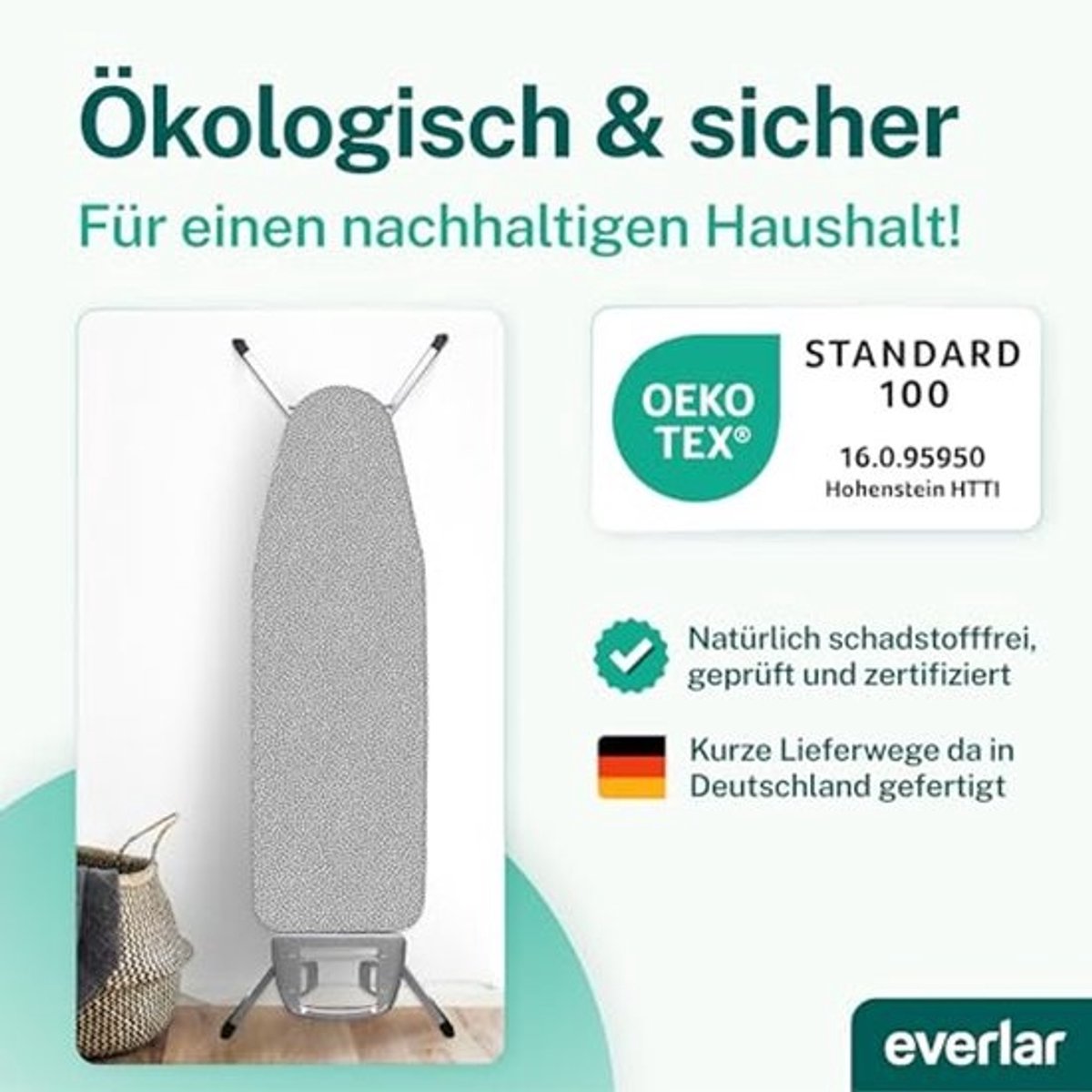 Premium strijkplankovertrek 150 x 50 cm - Duurzaam en Elegant voor Efficiënt Strijken