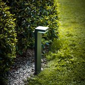 ZOLUNA Solar Priklamp Bram - Tuinverlichting met Bewegingssensor - Warm Wit 2700K - IP44 - Tot 400 Lumen - 24 Uur Brandtijd - USB-C Oplaadbaar