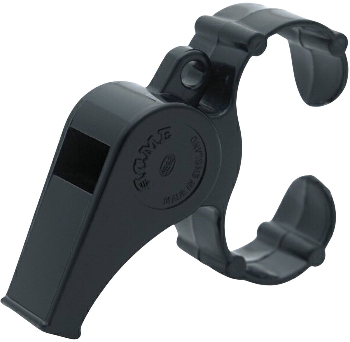 Acme Thunderer Black Plastic Finger Whistle