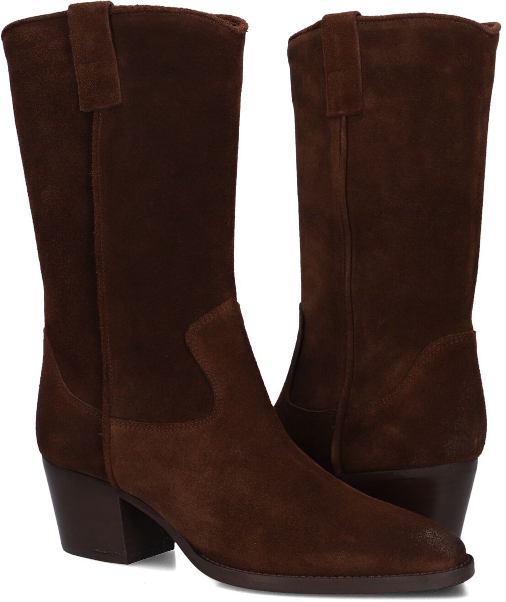 LINA LOCCHI Mw023 Laarzen - Suède - Dames - Bruin - Maat 42