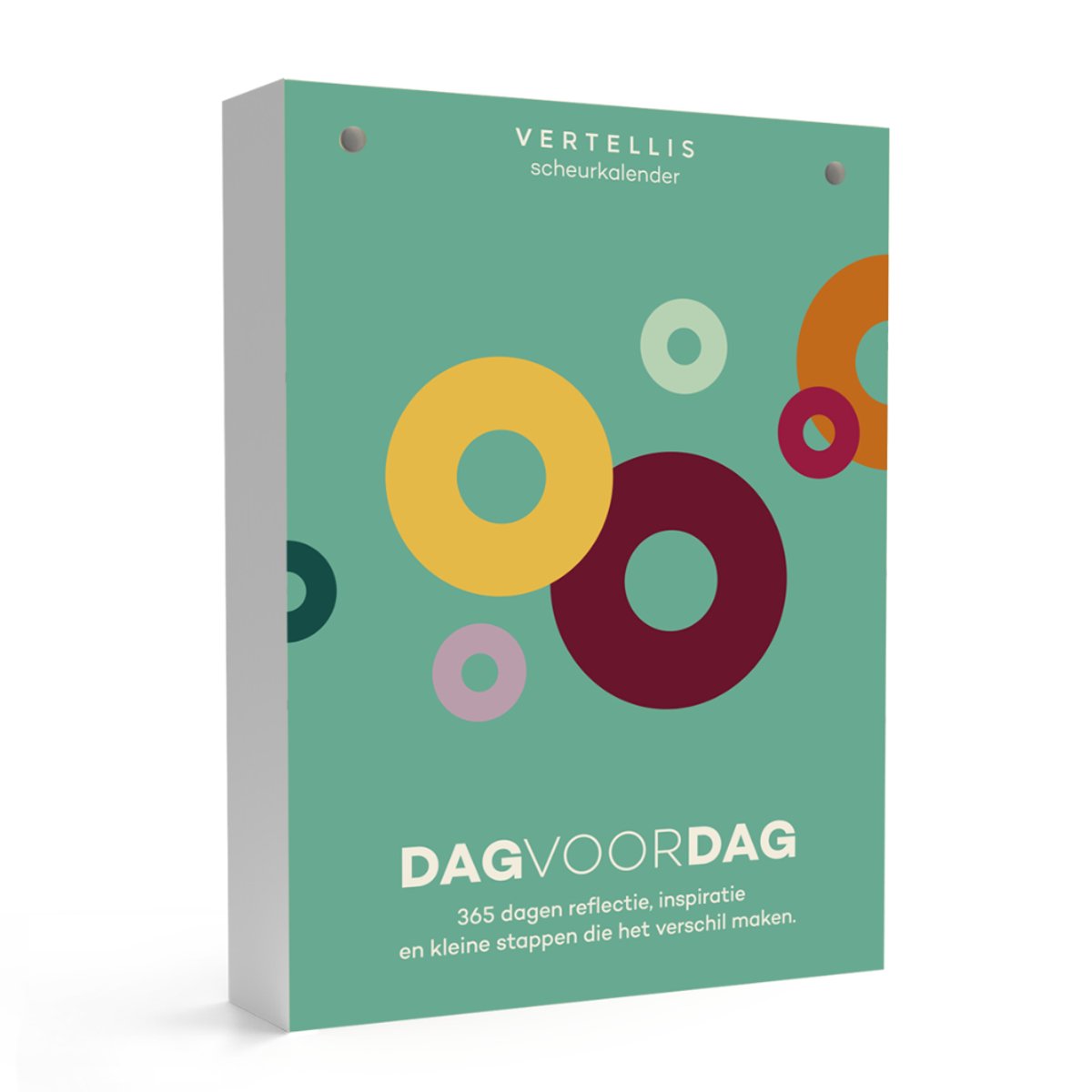 Vertellis Scheurkalender 2027 - Dag voor Dag - Kalender 2027 met Standaard - Dagkalender en Bureaukalender - 365 Vragen, Inzichten en Oefeningen - 52 Mini Podcasts - Datumloos