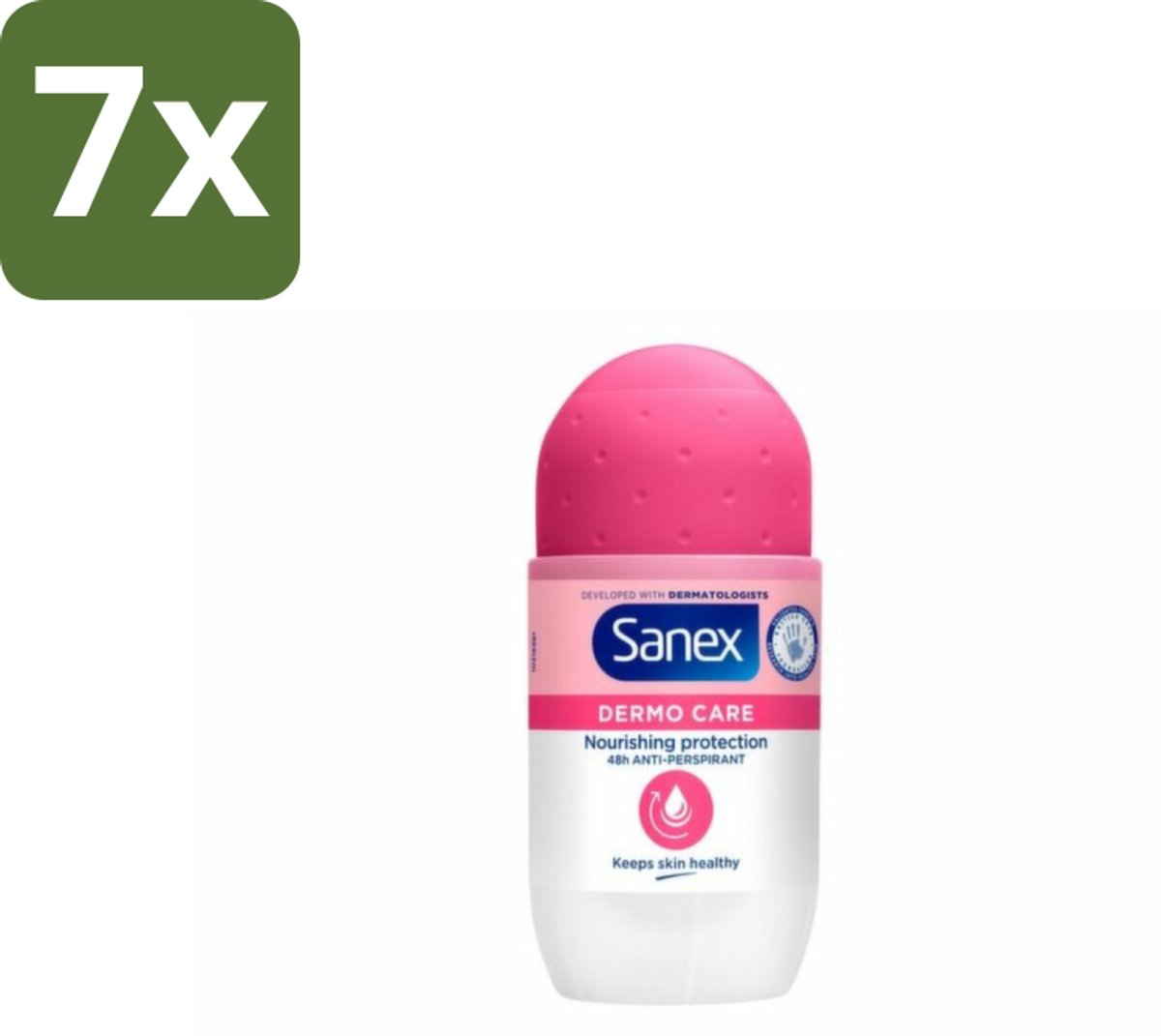 7 x Sanex – Deodorant Roller – Dermo Care 48H Antiperspirant - 50 ml - Koffie - Koffiezetapparaat - Koffiezetapparaat