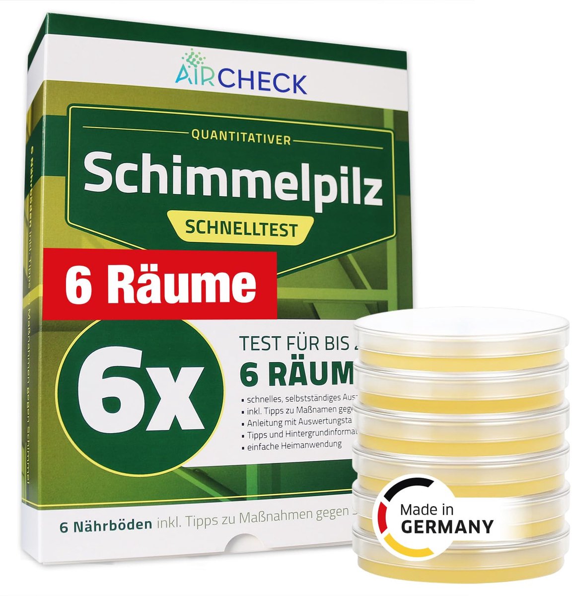 Schimmeltest woning – Schimmeltester voor tot 6 ruimtes - ShopVlot