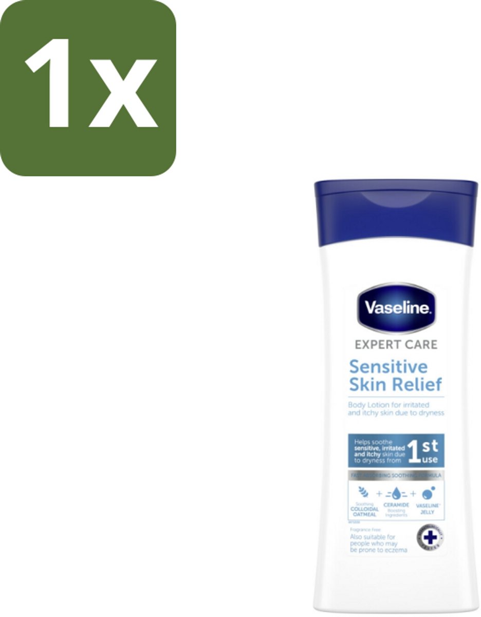 1 x Vaseline – Bodylotion – Expert Care Sensitive Skin Relief – 400 ml - Koffiezetapparaat