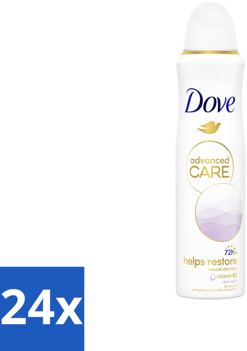 24 x Dove – Deodorant Spray – Clean Touch – 150 ml - Anti-transpirant - Deodorant Spray - Zweetbestendig - Geurbestendig - Huidverzorgend