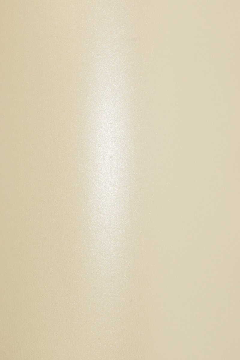 Netuno - ecru metallic papier - A4 - 21 x 29,7 cm - 10 vellen - 120 gram - Aster Metallic Cream