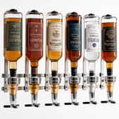 Nolad - Drankdispenser - 6 flessen - Inc Montagemateriaal - RVS
