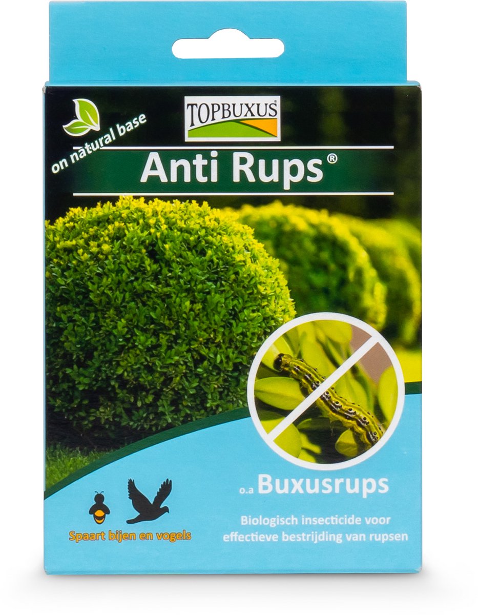 TOPBUXUS Anti Rups (voorheen XenTari) Tegen Buxusrups - Buxusmot - voor 200 m² Buxus