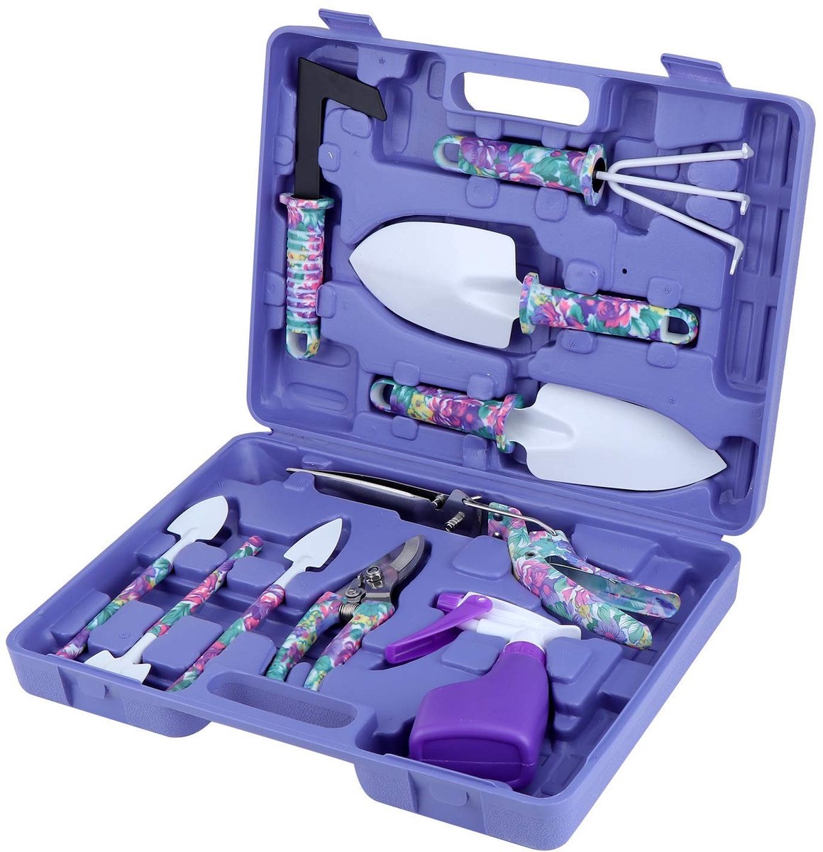 Elzusha - Set van 10 Tuingereedschappen met Ergonomische Handgreep