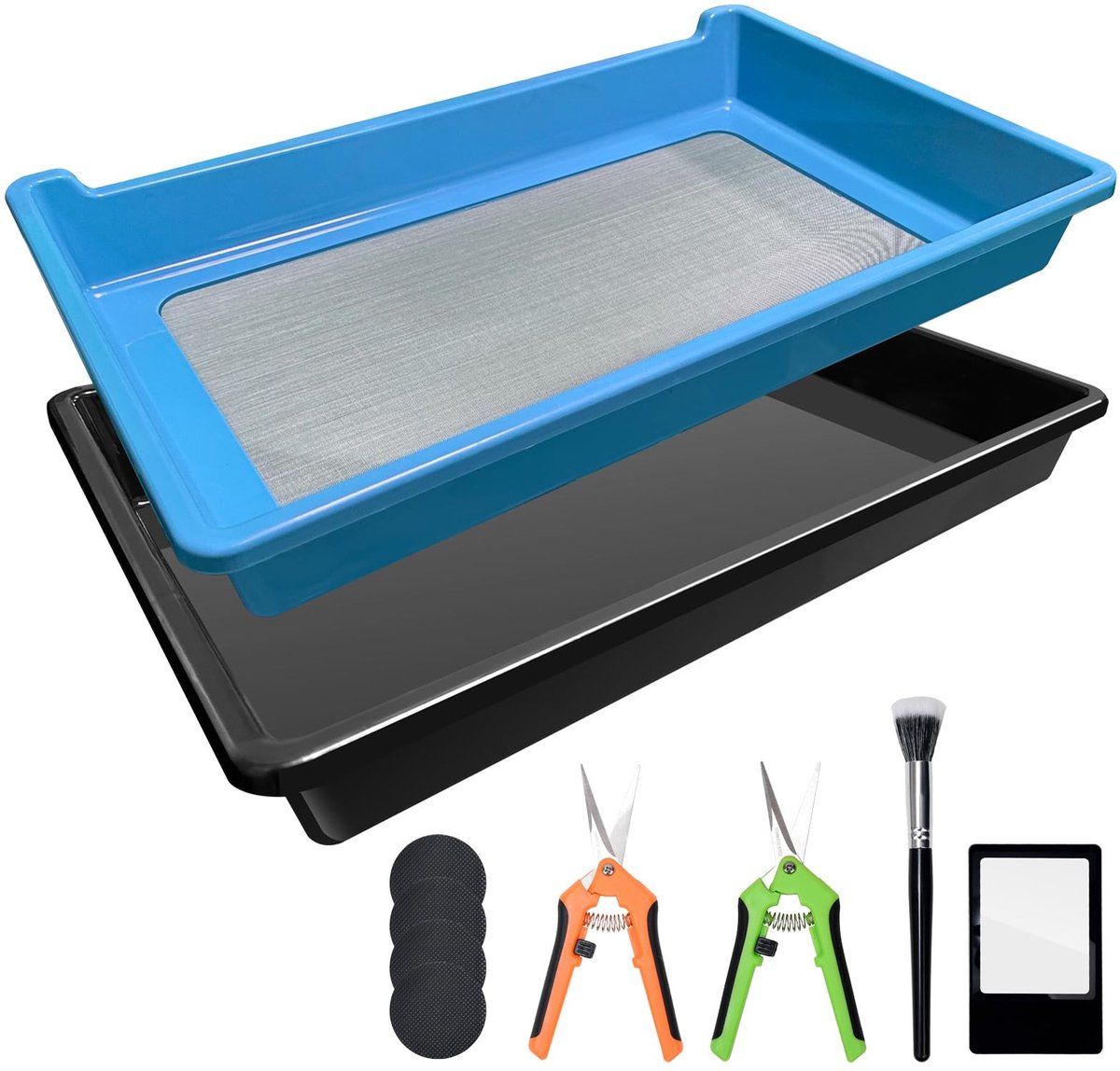 Elzusha - Trimming Tray Set met Pollenzeef en Scharen