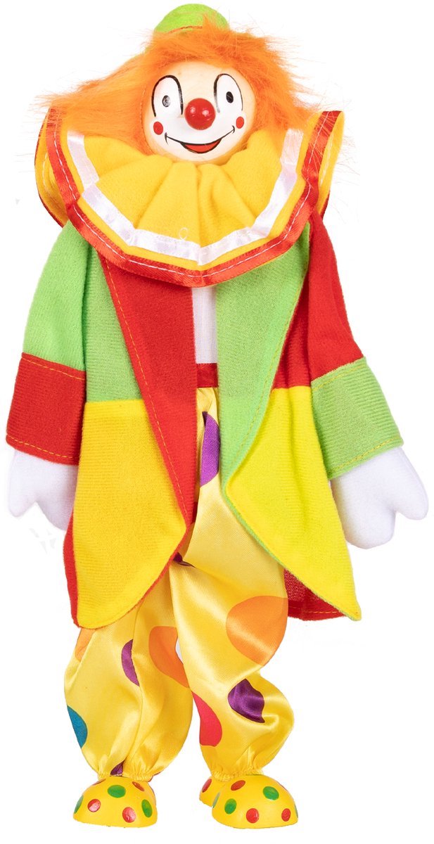1x stuks Clowns pop Allaafie met hoed 30cm