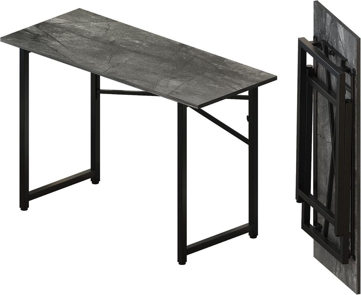 Vouwbare Computer Bureau van 120 cm - Ideaal als Schrijfdesk, Gaming Bureau of Camping Bureau, Geen Montage Vereist voor Thuiswerk, Grijs