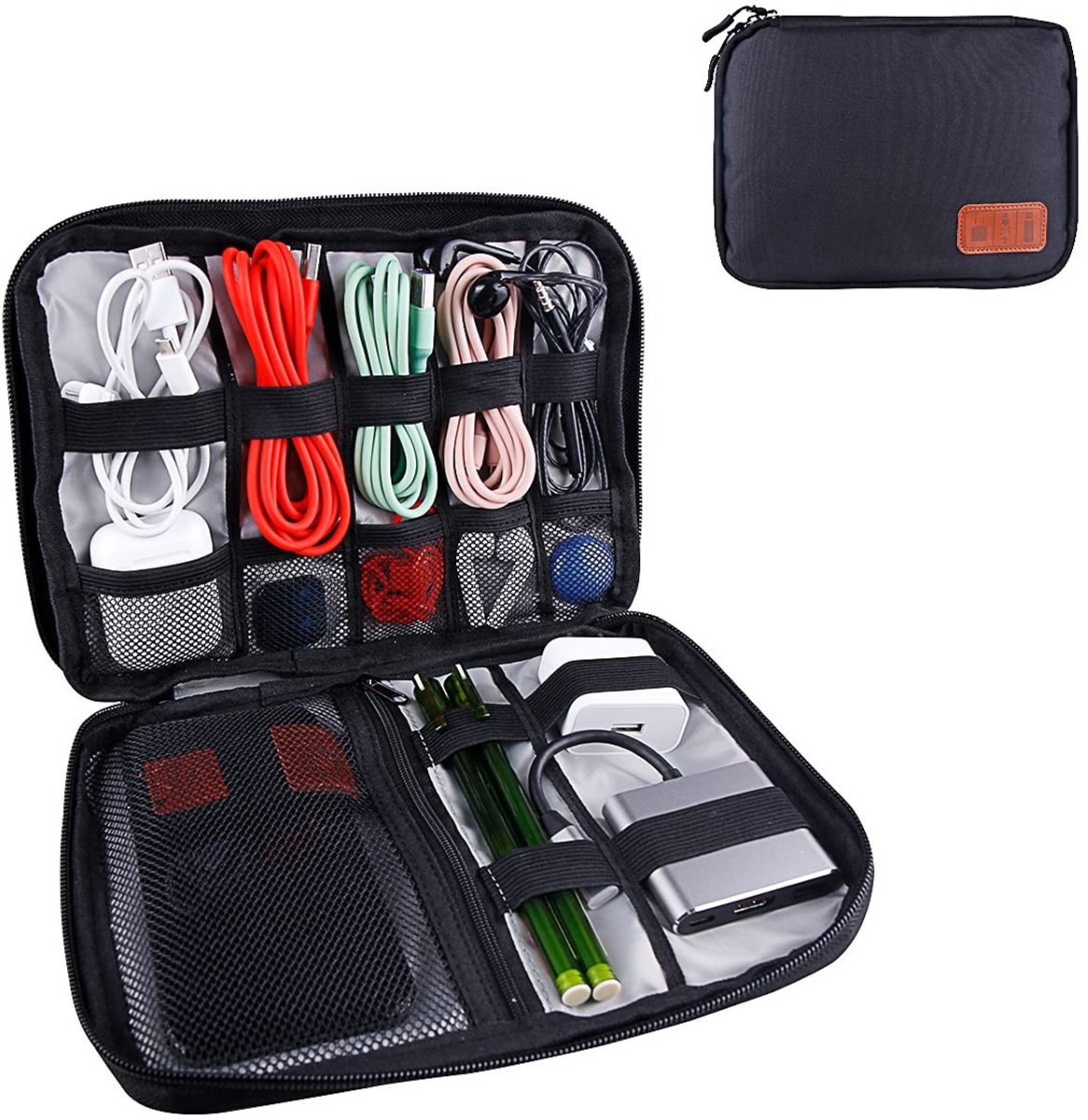 Elzusha - Elektronische Accessoires Organizer Bag voor Reis en Thuisgebruik