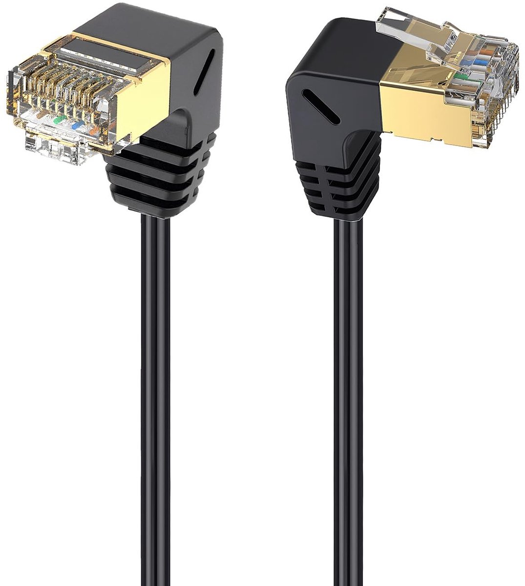 Elzusha - 0.5m Cat8 RJ45 Ethernet Kabel voor Hoge Snelheid Verbindingen