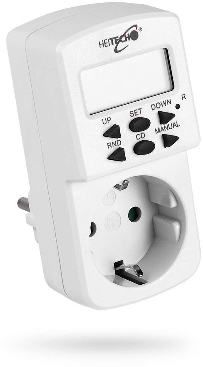 Elzusha - Digitale Timer met Kindveiligheid - Tot 16 A en 1800 W