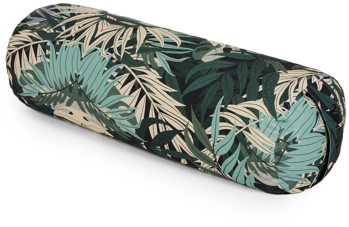 Elzusha - Organic Boekweit Yogabolster met Katoen 23 x 61 cm