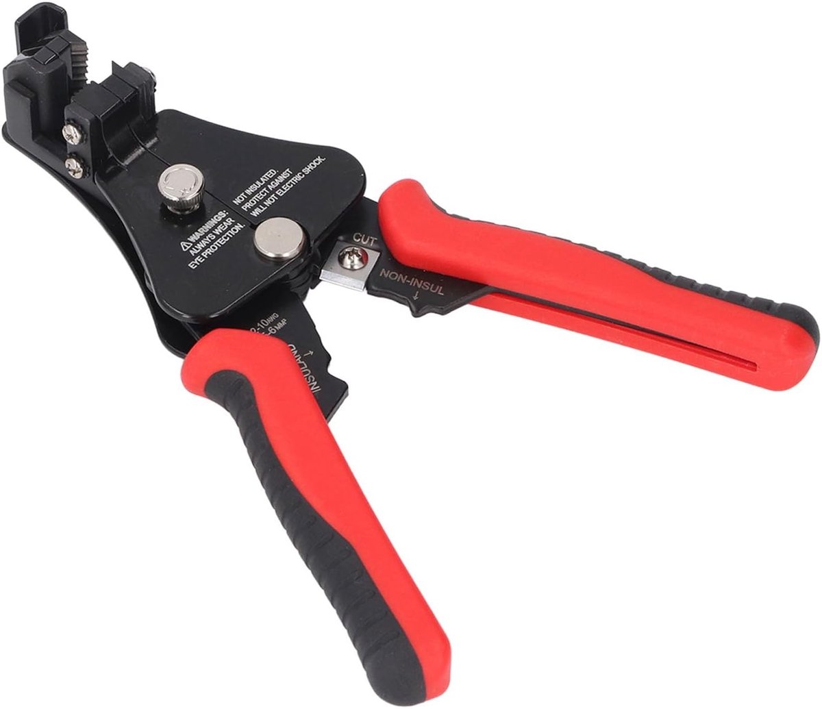 Automatische Kabeltrekker 10-22 AWG - Verstelbaar Persgereedschap voor Efficiënt Kabelbeheer en Installatie